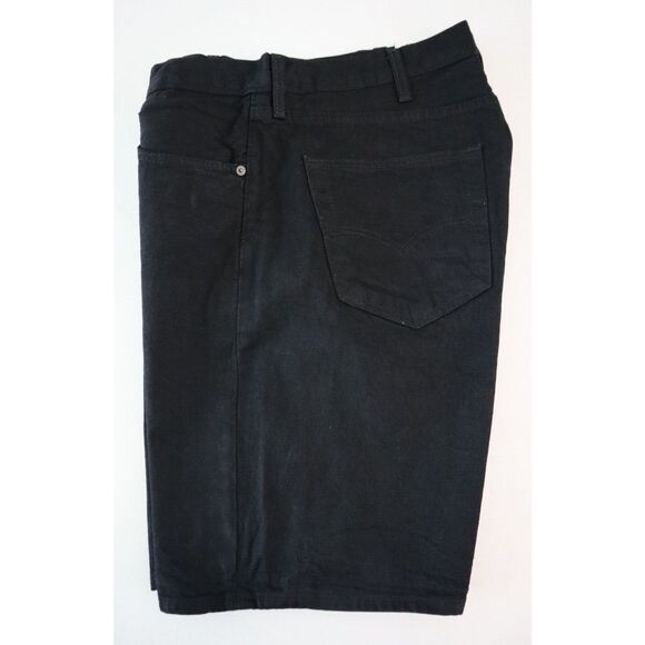 Levi's 501 (365120040) Men's Sz 38 Black '93 Stretch 9" Denim Jean Shorts - Picture 6 of 7